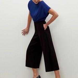 MM LaFleur Zhou Culottes in black